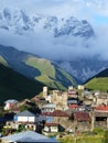 Village of Ushguli to Svanetie in Georgia.