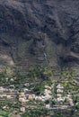 Village in Valle Gran Rey on La Gomera