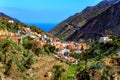 Village Vallehermoso, Island La Gomera, Canary Islands, Spain, Europe Royalty Free Stock Photo