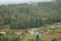 Village in the valley, West Java Indonesia Royalty Free Stock Photo