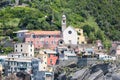 The village of Vernazza of the Cinque Terre