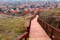 Village walk in hungary