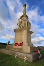 Village war memorial in England Royalty Free Stock Photo
