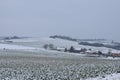 village Welling during winter snow