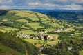 Village in Welsh Valley Royalty Free Stock Photo