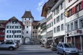 The village of Willisau on Switzerland Royalty Free Stock Photo