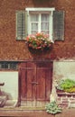 Village Window Royalty Free Stock Photo