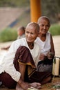 Villagers in Kampuchea Royalty Free Stock Photo