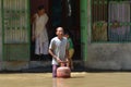 Flood affect in Assam of India