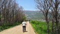 Villagers working in the wetlands of ammiq, west bekaa Lebanon