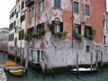 Streetview in Venice at sunset Royalty Free Stock Photo