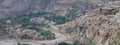 Village and rivers, from high atlas mountain Morocco