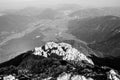 Villages from the top of mountain, Puchberg am Schneeberg, Austria