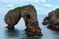 Villahormes Cliffs , Spain. Royalty Free Stock Photo