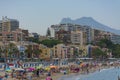 Villajoyosa beach, apartments and mountain