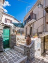 Scenic sight in Villalago, province of L`Aquila in the Abruzzo region of Italy.