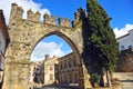 Villalar arch and Jaen Gate in Baeza, Spain Royalty Free Stock Photo