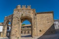 Villalar arch and Jaen Gate in Baeza. World heritage site by Unesco. Andalusia, Spain Royalty Free Stock Photo