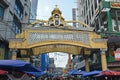 Villalobos street in Quiapo, Manila, Philippines Royalty Free Stock Photo