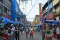 Villalobos street in Quiapo, Manila, Philippines Royalty Free Stock Photo