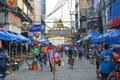 Villalobos street in Quiapo, Manila, Philippines Royalty Free Stock Photo