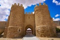 Villalpando door of Saint Andres in Zamora Spain Royalty Free Stock Photo