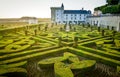 The garden illuminated by 2,000 candles at dusk . Nights of a Thousand Lights at Royalty Free Stock Photo