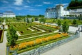 Villandry Castle with garden