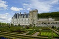 Villandry chateau and its garden, Loire Valley, France Royalty Free Stock Photo