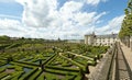 Villandry chateau and its garden, Loire Valley, France Royalty Free Stock Photo