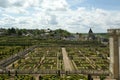 Villandry chateau and its garden, Loire Valley, France Royalty Free Stock Photo