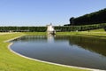 VILLANDRY, FRANCE - JUNE,2013 - Garden with Castle Villandry. The Chateau of Villandry is the last of the great chateau of the Royalty Free Stock Photo