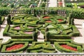 Ornamental Gardens of the Villandry Castle, France