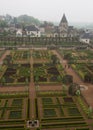 Villandry Gardens in Loire Valley of France Royalty Free Stock Photo