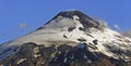 Villarica volcano from Pucon, Chile Royalty Free Stock Photo