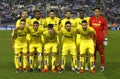 Villarreal CF lineup posing