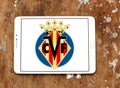 Villarreal CF soccer club logo Royalty Free Stock Photo