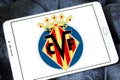 Villarreal CF soccer club logo Royalty Free Stock Photo