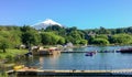 Villarrica volcano or Ruka Pilla Royalty Free Stock Photo