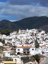 Villas and apartments are laid out in lovely Low level complexes in nerja on the Costa del Sol Royalty Free Stock Photo