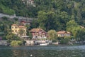 Villas on the shore of Lake Maggiore in Cannero Riviera in Italy