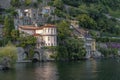 Villas on the shore of Lake Maggiore in Cannero Riviera in Italy