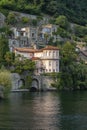 Villas on the shore of Lake Maggiore in Cannero Riviera in Italy