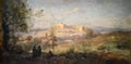Villeneuve-les-Avignon Fort Saint-Andre, 1836 landscape painting by Camille Corot