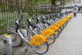 Villo bike sharing in Brussels