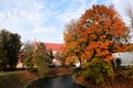 Vilnia river in autumn Royalty Free Stock Photo