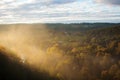 Vilnia River valley and Puckoriai exposure Royalty Free Stock Photo