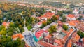 Vilnius aerial photo Royalty Free Stock Photo