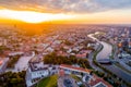 Vilnius aerial flight shoot