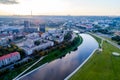 Vilnius aerial photo Royalty Free Stock Photo